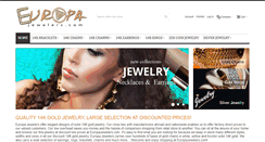 Desktop Screenshot of europajewelers.com